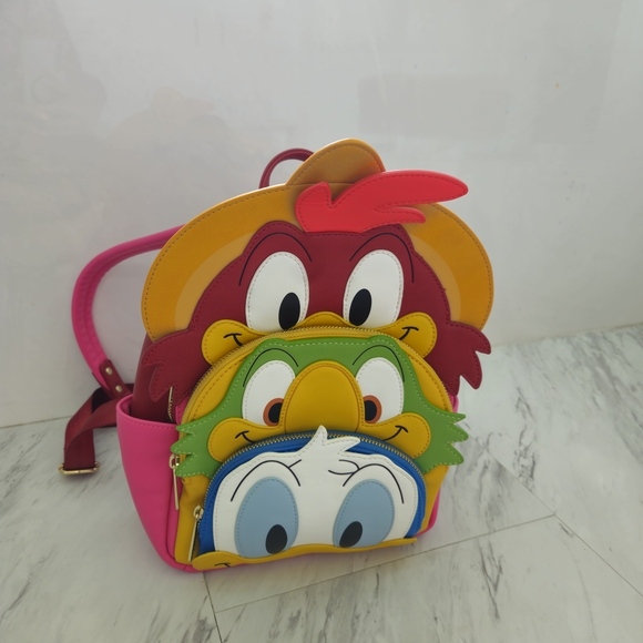 Disney Multicolor Cartoon Backpack